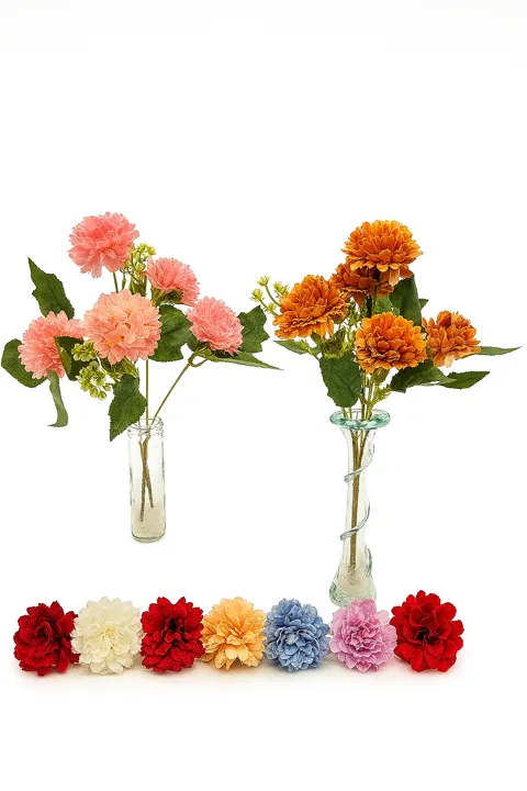 Ramo Crisantemos/Pompón Premium – 28cm
