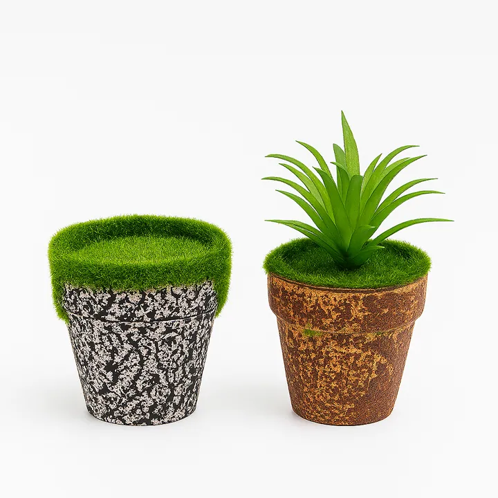 Maceta con musgo (7 cm)