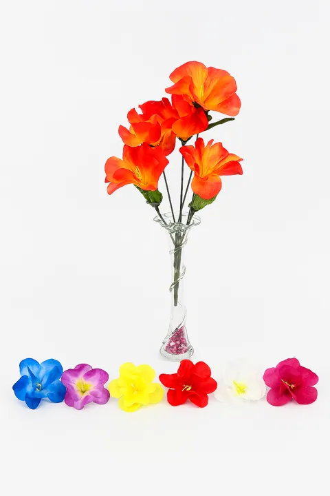 Ramo Amapola (Flor abierta) x5 – 28cm