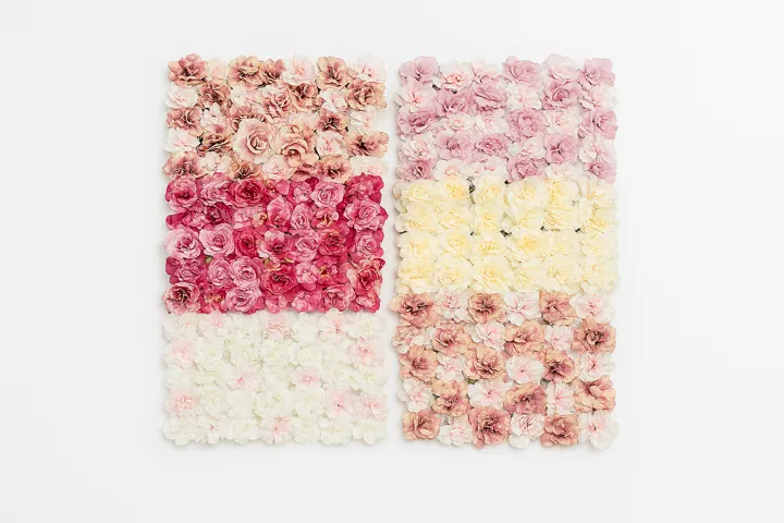Plancha de flores sin verde